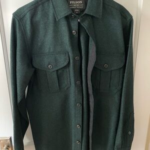 Filson Men's Dark Green Shirt Jacket